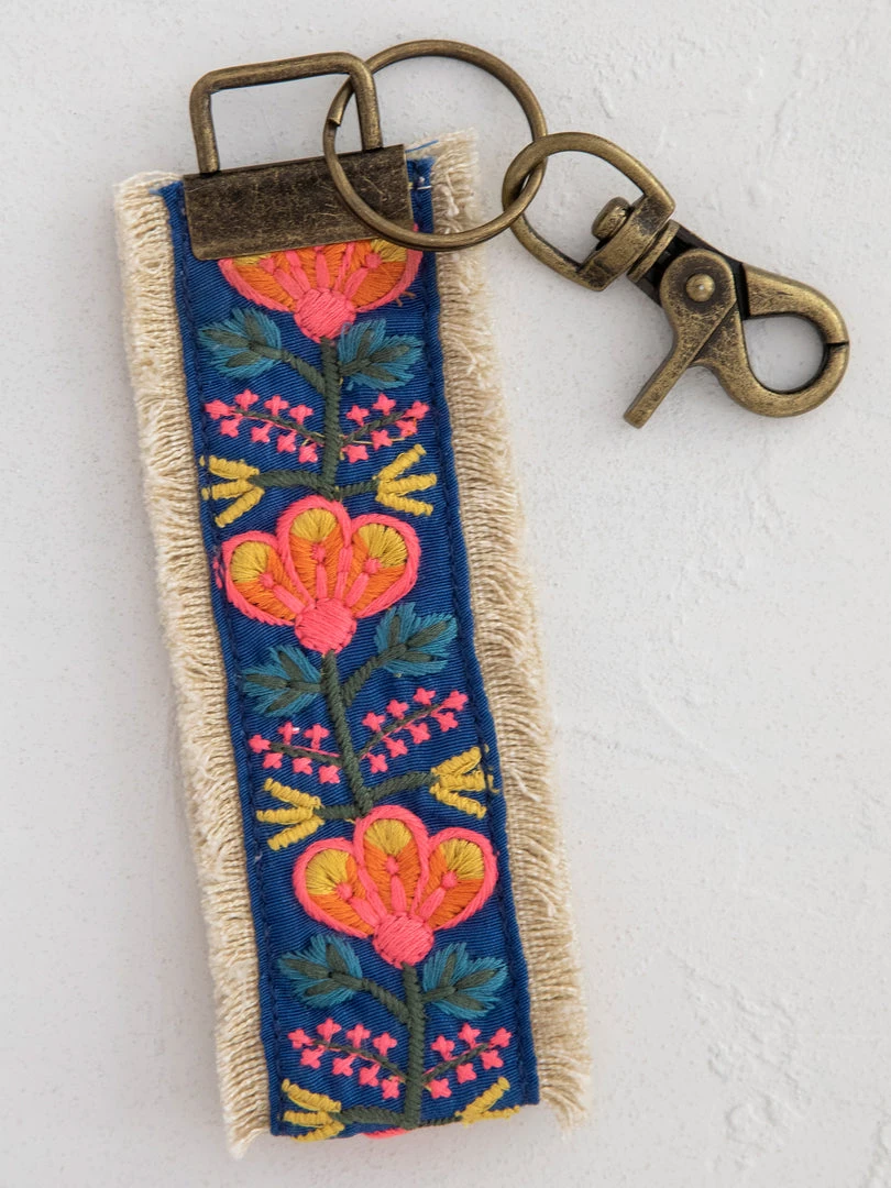 Natural Life Embroidered Key Fob CAR 3 Natural Life Embroidered Key Fob CAR