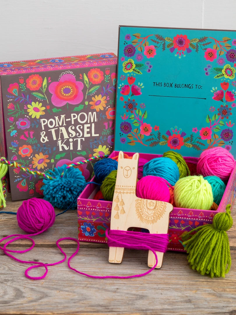 Natural Life Back To Campus Pom Pom & Tassel Kit 3 Natural Life Back To Campus Pom Pom & Tassel Kit