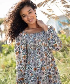 Natural Life CLOTHES Daria Smocked Maxi Dress 22 Natural Life CLOTHES Daria Smocked Maxi Dress