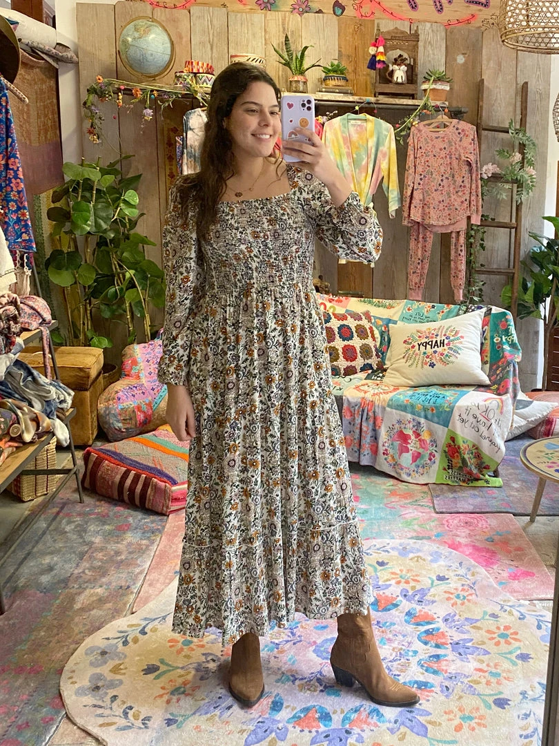 Natural Life CLOTHES Daria Smocked Maxi Dress 12 Natural Life CLOTHES Daria Smocked Maxi Dress