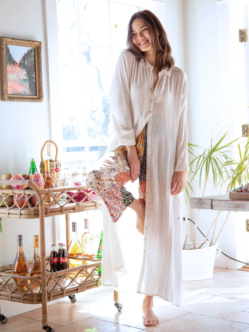 Natural Life Beach & Outdoors The Drew Gauze Shirtdress 6 Natural Life Beach & Outdoors The Drew Gauze Shirtdress