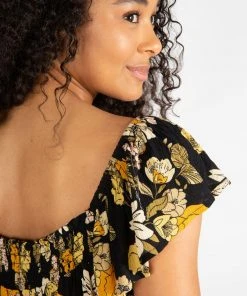 Natural Life NEW & TRENDING Flutter Sleeve Mini Dress