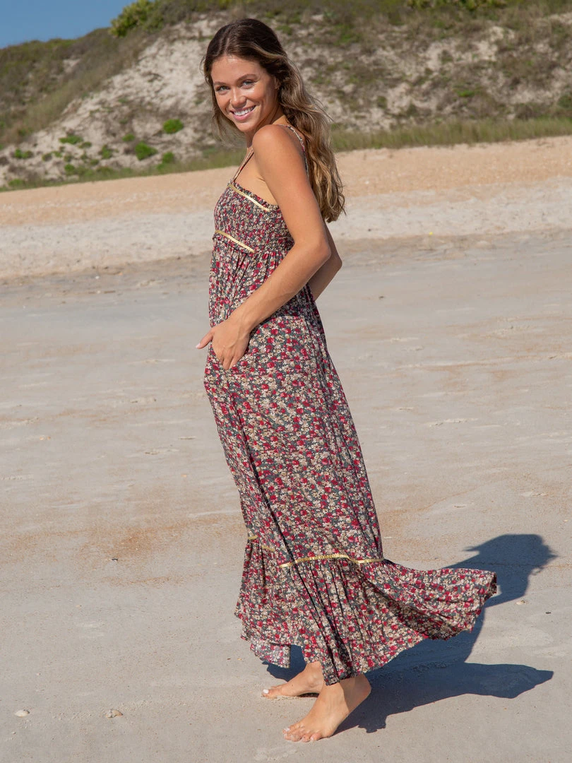 Natural Life Maya Smocked Maxi Dress CLOTHES 5 Natural Life Maya Smocked Maxi Dress CLOTHES