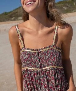 Natural Life Maya Smocked Maxi Dress CLOTHES 10 Natural Life Maya Smocked Maxi Dress CLOTHES