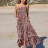 Natural Life Maya Smocked Maxi Dress CLOTHES