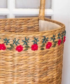 Natural Life Nantucket Rolling Laundry Basket