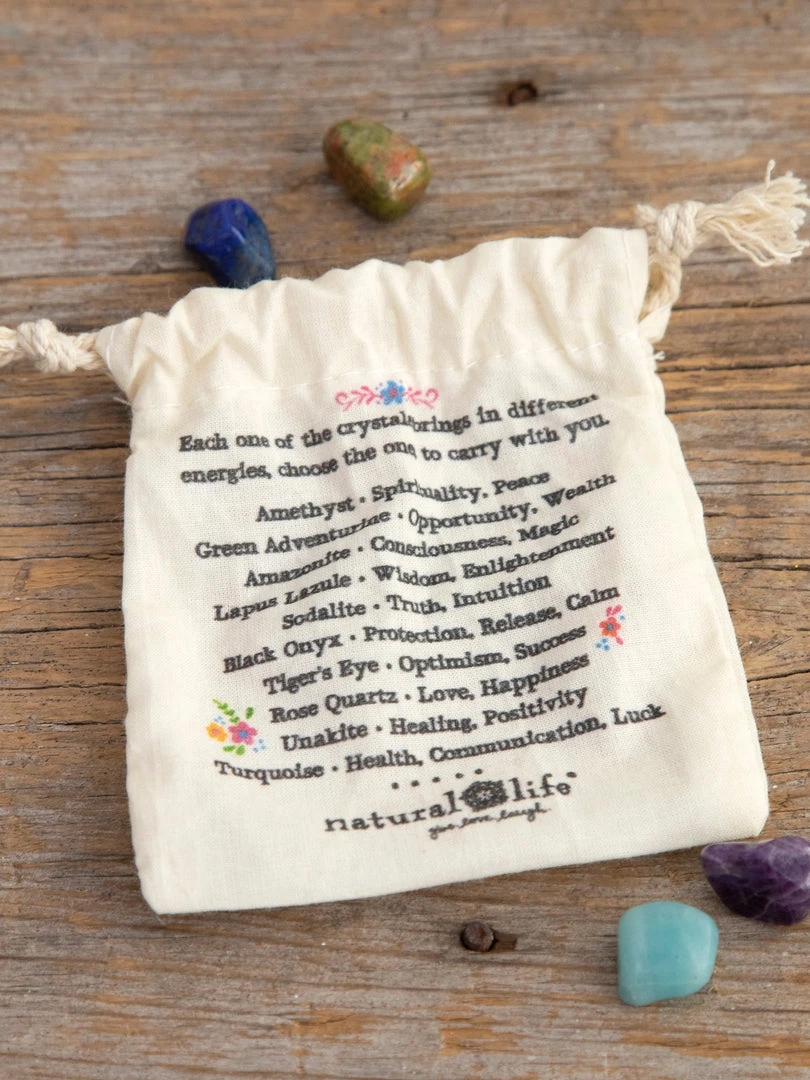 Natural Life FUN & GIFTS Little Bag Of Crystals 5 Natural Life FUN & GIFTS Little Bag Of Crystals