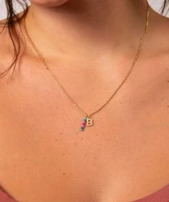 Natural Life Initial Charm Necklace Best Selling Gifts 104 Natural Life Initial Charm Necklace Best Selling Gifts