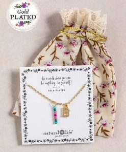 Natural Life Initial Charm Necklace Best Selling Gifts 108 Natural Life Initial Charm Necklace Best Selling Gifts