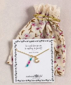 Natural Life Initial Charm Necklace Best Selling Gifts 109 Natural Life Initial Charm Necklace Best Selling Gifts