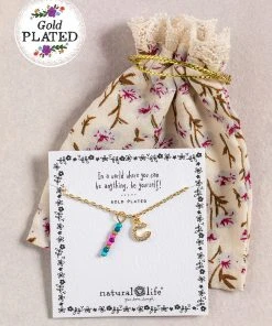 Natural Life Initial Charm Necklace Best Selling Gifts 114 Natural Life Initial Charm Necklace Best Selling Gifts