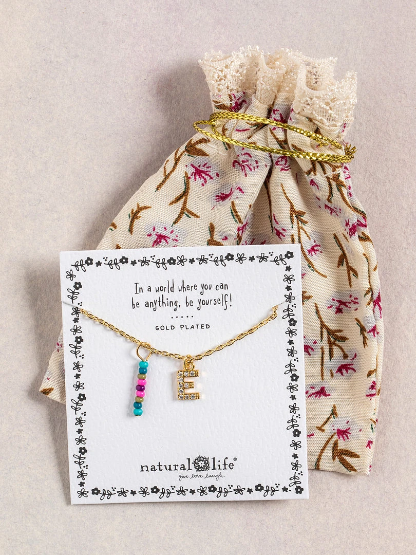 Natural Life Initial Charm Necklace Best Selling Gifts 26 Natural Life Initial Charm Necklace Best Selling Gifts