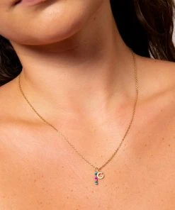 Natural Life Initial Charm Necklace Best Selling Gifts 128 Natural Life Initial Charm Necklace Best Selling Gifts