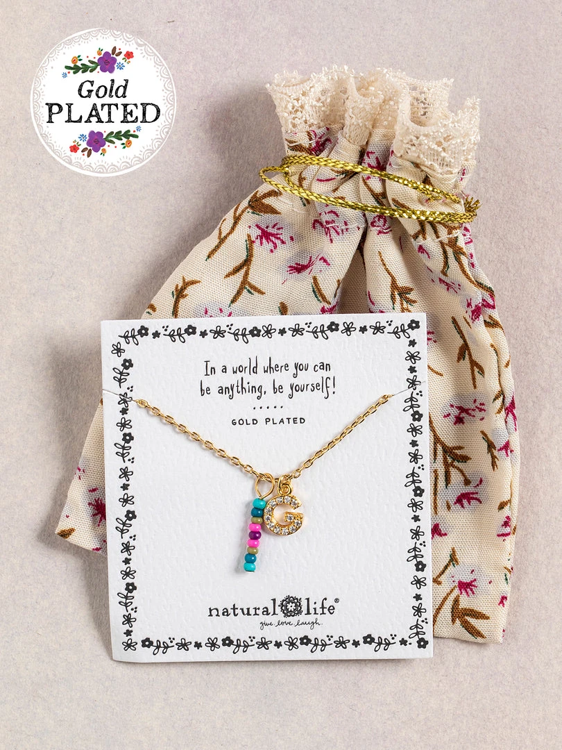 Natural Life Initial Charm Necklace Best Selling Gifts 37 Natural Life Initial Charm Necklace Best Selling Gifts