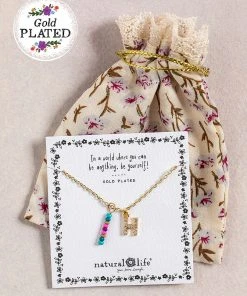 Natural Life Initial Charm Necklace Best Selling Gifts 138 Natural Life Initial Charm Necklace Best Selling Gifts