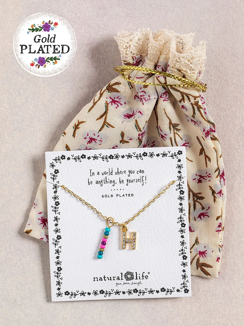 Natural Life Initial Charm Necklace Best Selling Gifts 43 Natural Life Initial Charm Necklace Best Selling Gifts