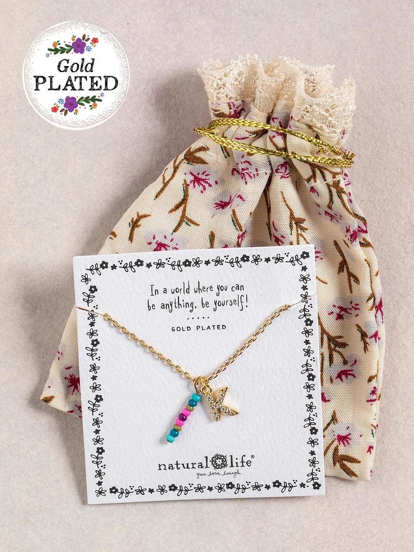 Natural Life Initial Charm Necklace Best Selling Gifts 55 Natural Life Initial Charm Necklace Best Selling Gifts