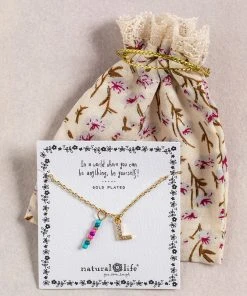 Natural Life Initial Charm Necklace Best Selling Gifts 151 Natural Life Initial Charm Necklace Best Selling Gifts