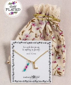 Natural Life Initial Charm Necklace Best Selling Gifts 156 Natural Life Initial Charm Necklace Best Selling Gifts