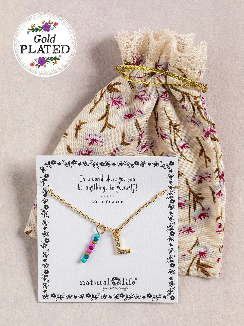 Natural Life Initial Charm Necklace Best Selling Gifts 61 Natural Life Initial Charm Necklace Best Selling Gifts