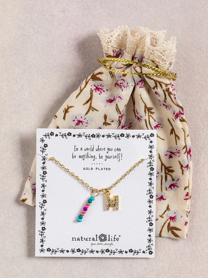 Natural Life Initial Charm Necklace Best Selling Gifts 62 Natural Life Initial Charm Necklace Best Selling Gifts