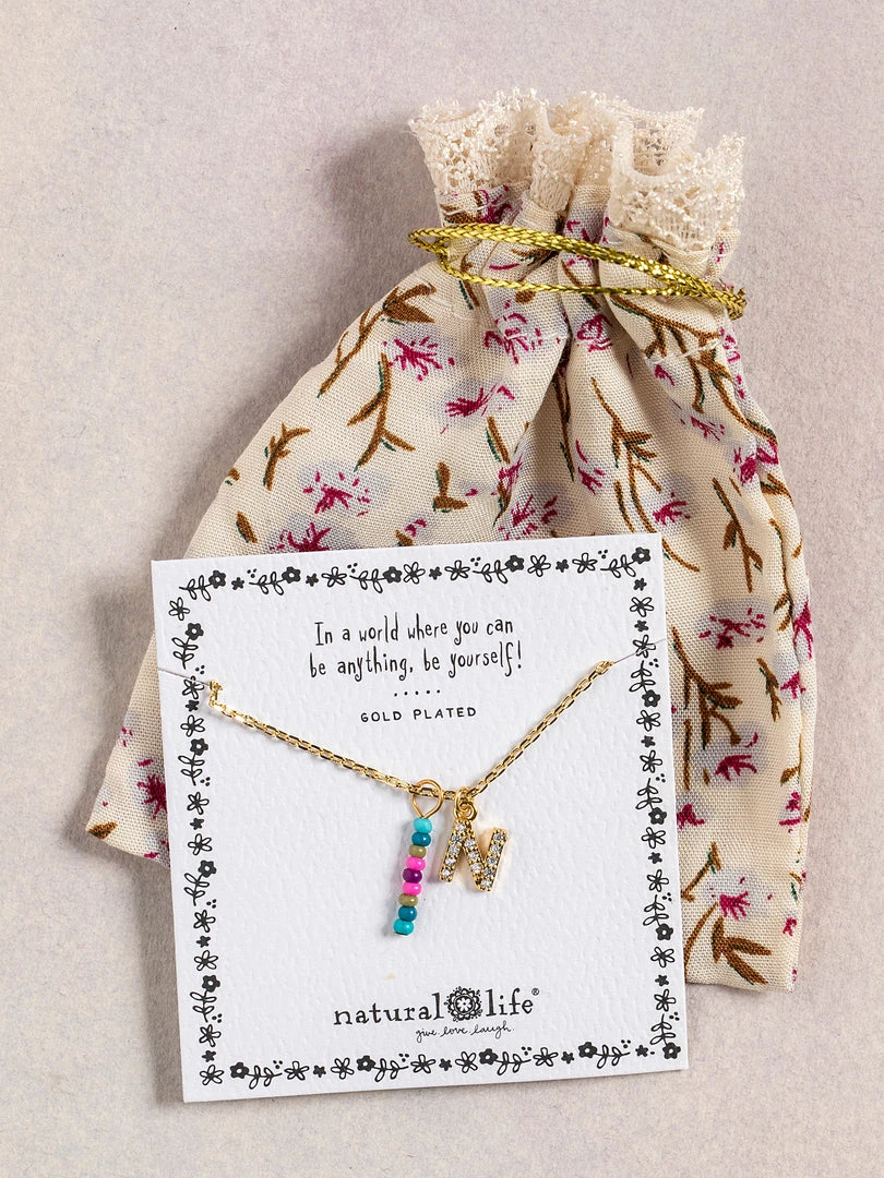 Natural Life Initial Charm Necklace Best Selling Gifts 68 Natural Life Initial Charm Necklace Best Selling Gifts