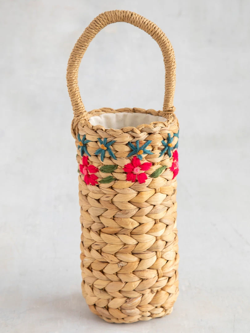 Natural Life HOME & LIVING Nantucket Wine Basket 4 Natural Life HOME & LIVING Nantucket Wine Basket