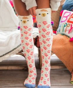 Natural Life Over-the-Knee Cozy Socks