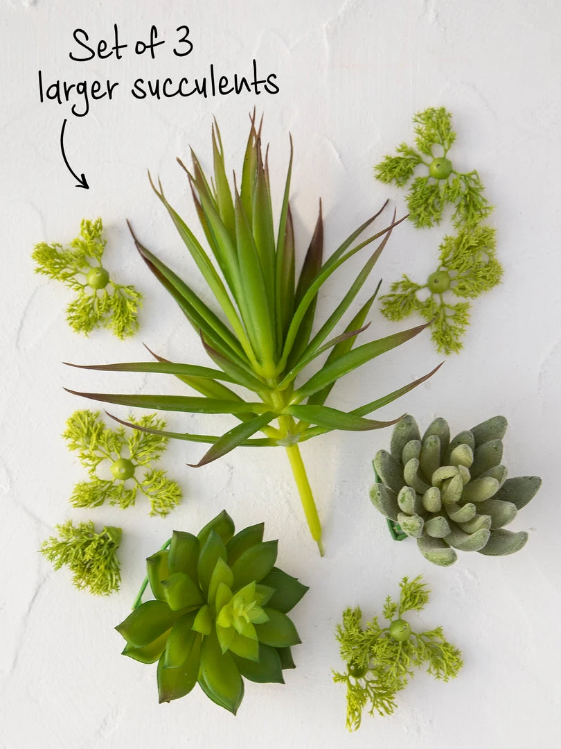 Natural Life HOME & LIVING Faux Succulent Bundle 3 Natural Life HOME & LIVING Faux Succulent Bundle
