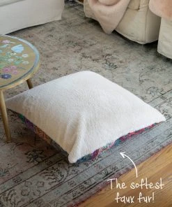 Natural Life Faux Fur Pillow Cover