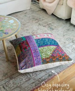 Natural Life Faux Fur Pillow Cover