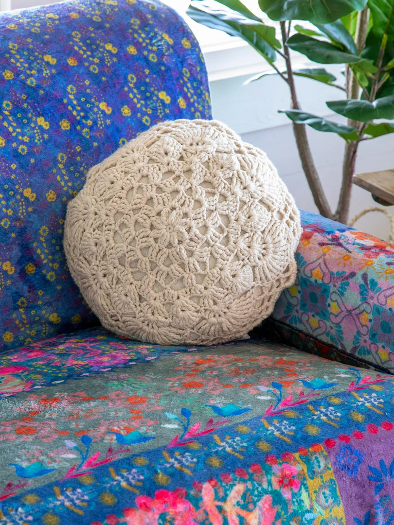 Natural Life Crochet Pillow 3 Natural Life Crochet Pillow