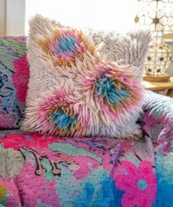 Natural Life Ziggy Shag Pillow Back To Campus