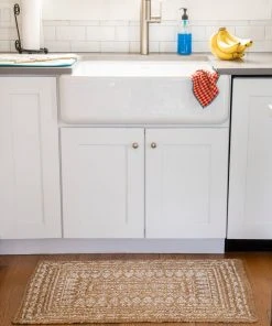 Natural Life Printed Jute Rug Back To Campus