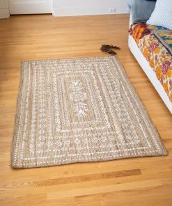 Natural Life Printed Jute Rug Back To Campus