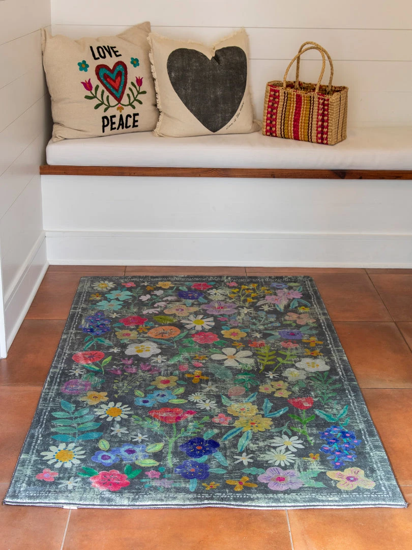 Natural Life Wildflower Chenille Rug 6 Natural Life Wildflower Chenille Rug
