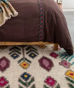 Natural Life Cream Shaggy Wool Rug NEW & TRENDING