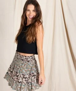 Natural Life CLOTHES Kerri Smocked Mini Skirt