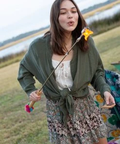 Natural Life CLOTHES Kerri Smocked Mini Skirt