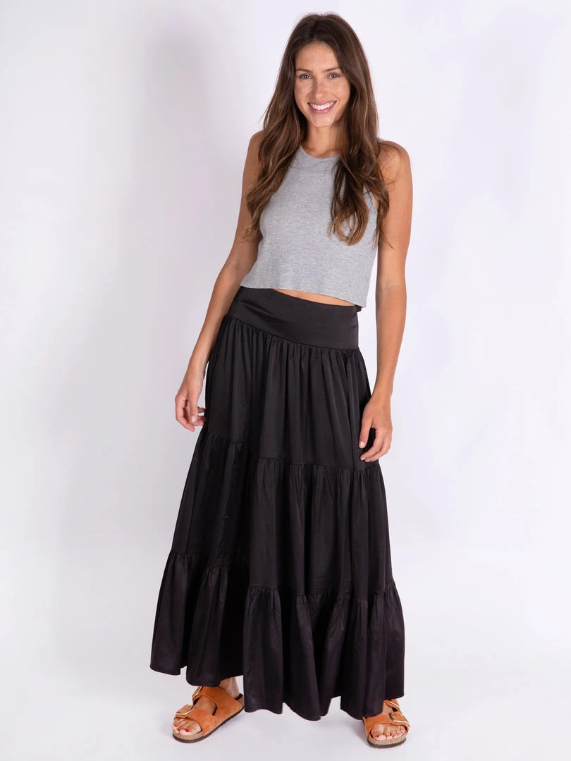 Natural Life NEW & TRENDING Satin Hanna Maxi Skirt 10 Natural Life NEW & TRENDING Satin Hanna Maxi Skirt