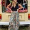 Natural Life Printed Satin Hanna Maxi Skirt NEW & TRENDING 2 Natural Life Printed Satin Hanna Maxi Skirt NEW & TRENDING