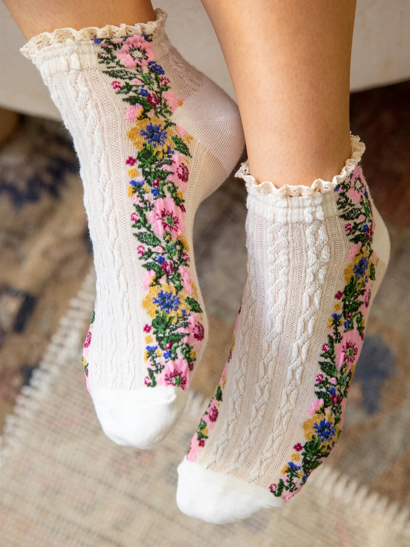 Natural Life Floral Ankle Sock Set Back To Campus 5 Natural Life Floral Ankle Sock Set Back To Campus