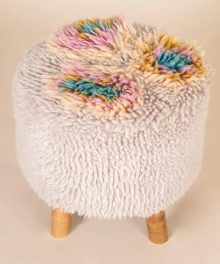 Natural Life Ziggy Shag Stool