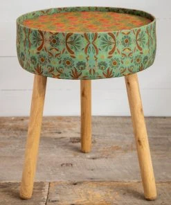Natural Life Fabric Wrapped Side Table NEW & TRENDING