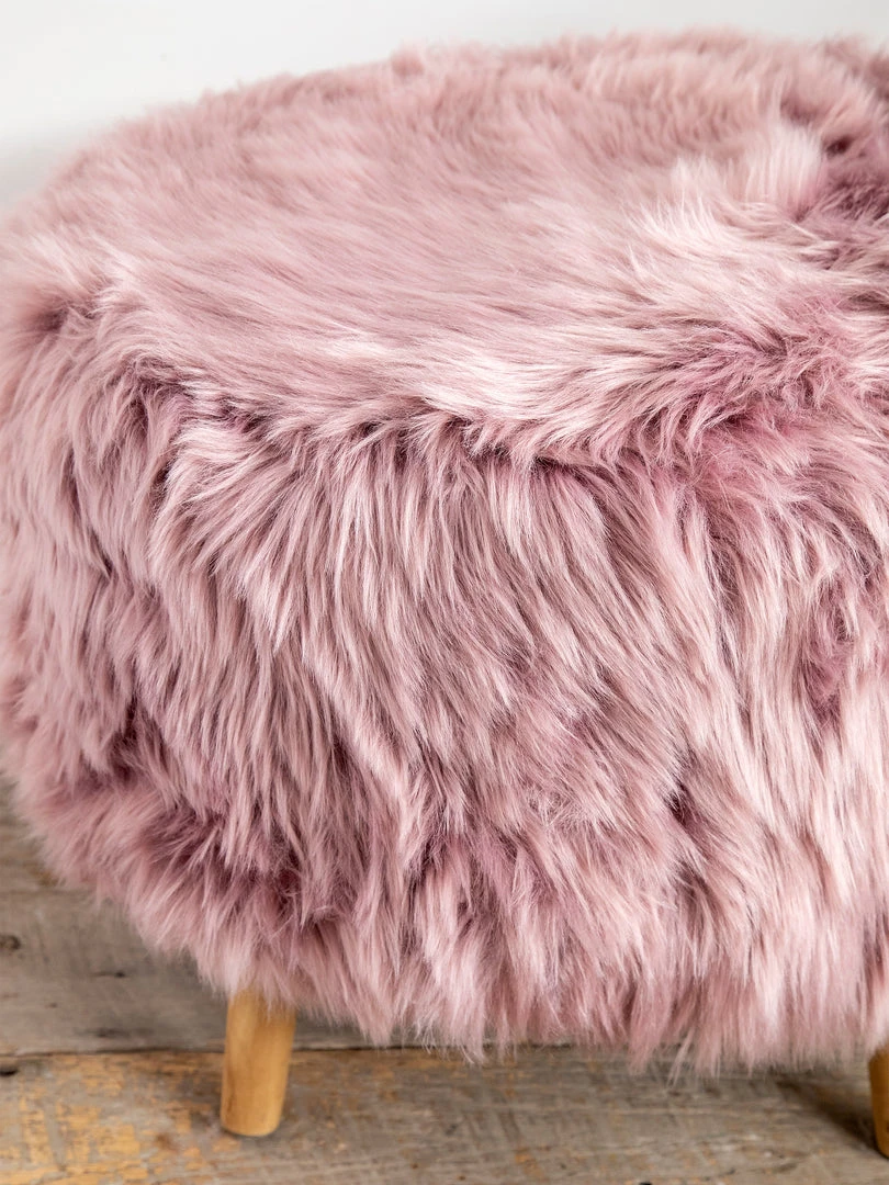 Natural Life Faux Fur Stool Back To Campus 8 Natural Life Faux Fur Stool Back To Campus