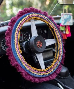 Natural Life Velvet Steering Wheel Cover CAR