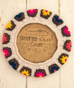 Natural Life Crochet Steering Wheel Cover