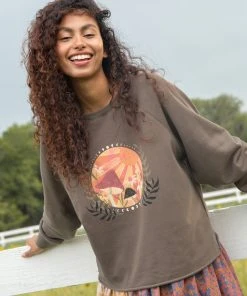 Natural Life Cropped Sweatshirt NEW & TRENDING