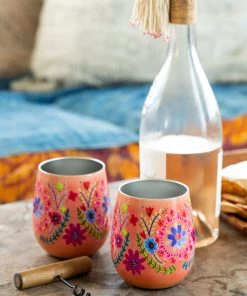 Natural Life Set Of 2 Wine Tumblers