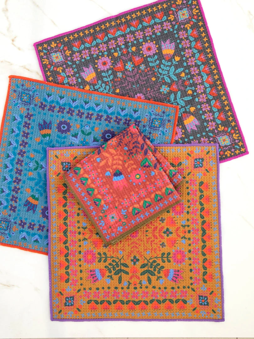 Natural Life Set Of 4 Dish Cloth Napkins HOME & LIVING 6 Natural Life Set Of 4 Dish Cloth Napkins HOME & LIVING